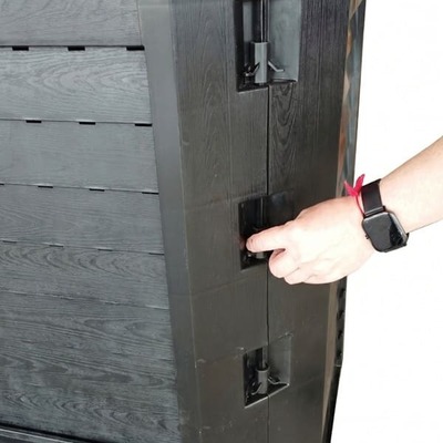 Компостер Piteco Module с крышкой 800 чёрный