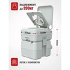 Биотуалет для дачи BIOFORCE Compact WC 15-25 D с индикатором заполнения