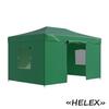 Шатер для дачи Helex 4336 S8.2, 3x4.5м зеленый