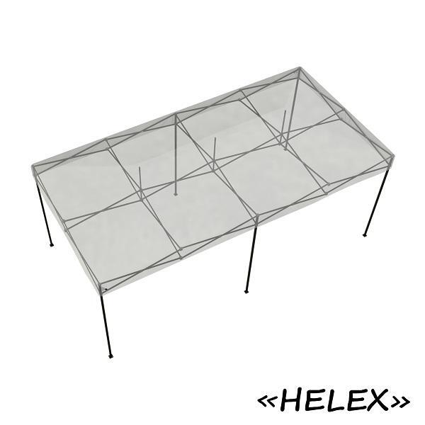 Шатер для дачи Helex 4361 3х6х3м полиэстер шампань