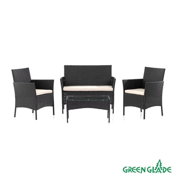 Комплект садовой мебели Green Glade (4 предмета) Артикул: 71304,71303
