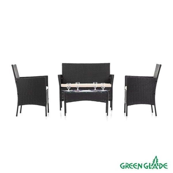 Комплект садовой мебели Green Glade (4 предмета) Артикул: 71304,71303