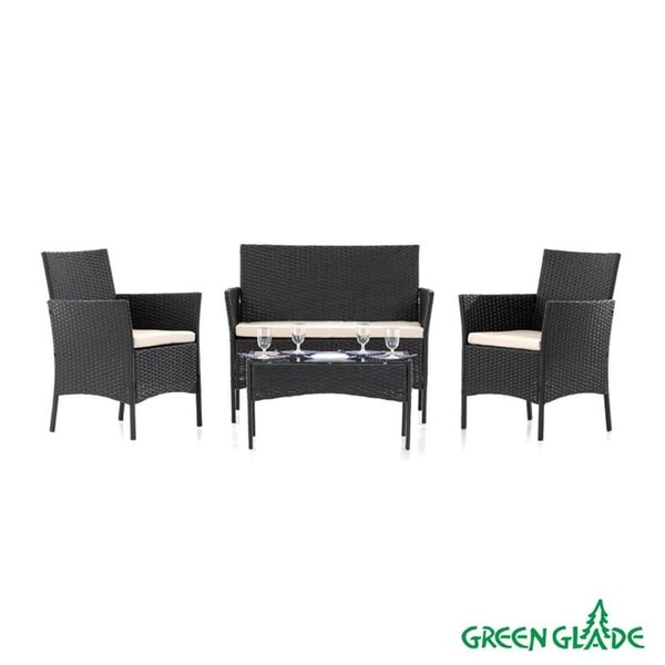 Комплект садовой мебели Green Glade (4 предмета) Артикул: 71304,71303