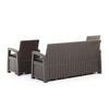 Комплект садовой мебели с ящиками для хранения HELEX POSITANO FAMILY 71309