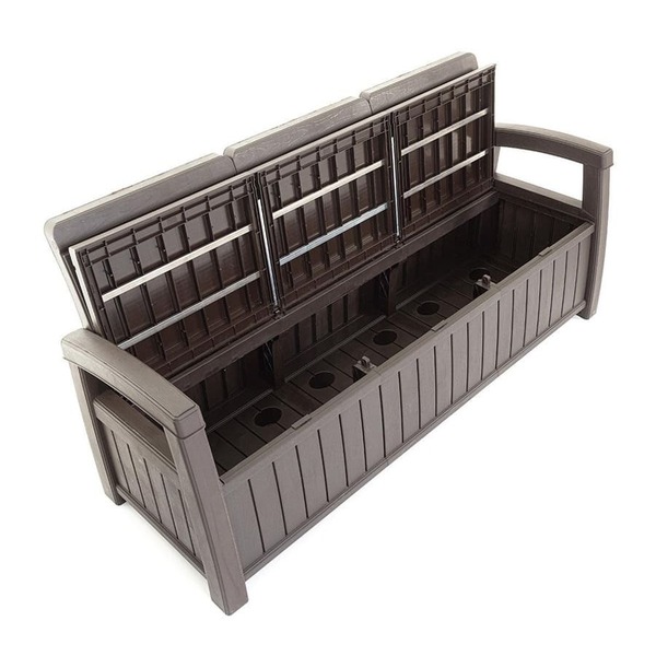 Комплект садовой мебели с ящиками для хранения HELEX POSITANO FAMILY 71309