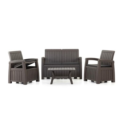 Комплект садовой мебели с ящиками для хранения HELEX POSITANO WEEKEND 71310