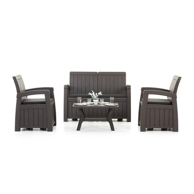 Комплект садовой мебели с ящиками для хранения HELEX POSITANO WEEKEND 71310