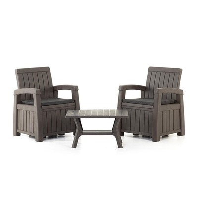 Комплект садовой мебели с ящиками для хранения HELEX POSITANO SET 71311