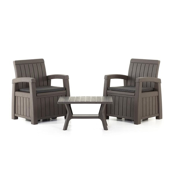 Комплект садовой мебели с ящиками для хранения HELEX POSITANO SET 71311