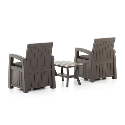 Комплект садовой мебели с ящиками для хранения HELEX POSITANO SET 71311