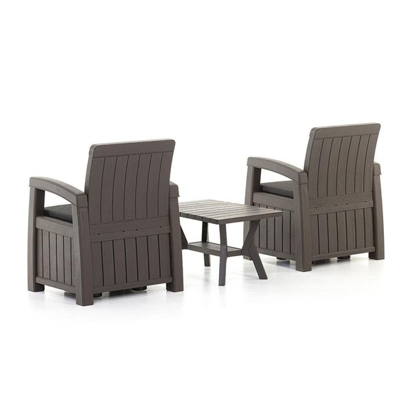 Комплект садовой мебели с ящиками для хранения HELEX POSITANO SET 71311