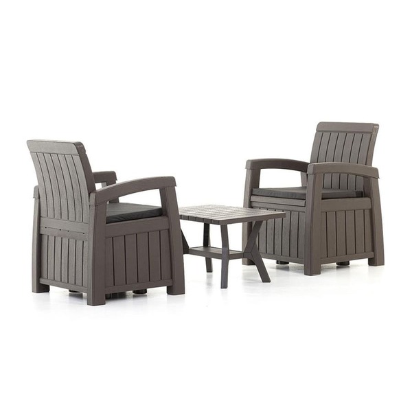 Комплект садовой мебели с ящиками для хранения HELEX POSITANO SET 71311