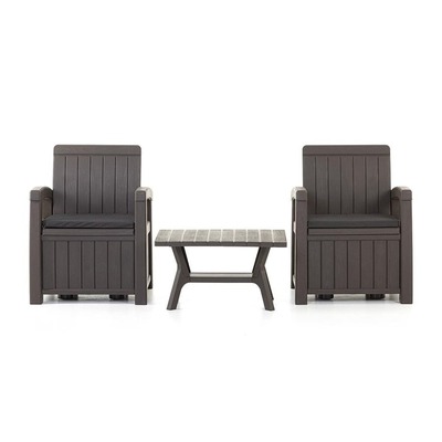 Комплект садовой мебели с ящиками для хранения HELEX POSITANO SET 71311