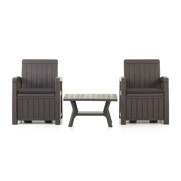 Комплект садовой мебели с ящиками для хранения HELEX POSITANO SET 71311