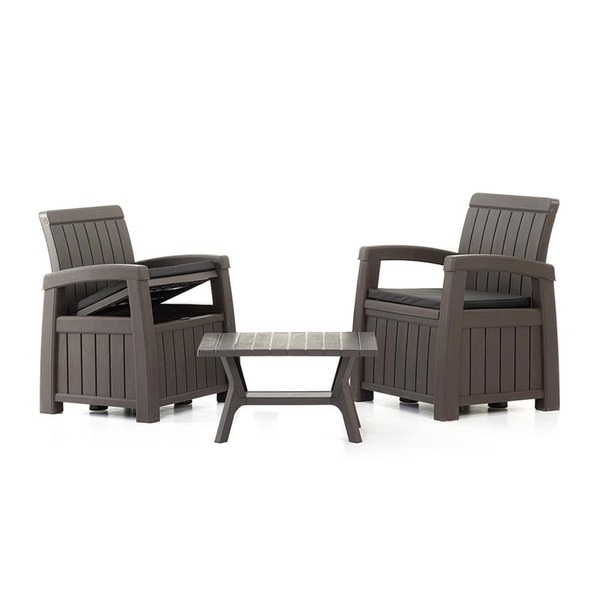 Комплект садовой мебели с ящиками для хранения HELEX POSITANO SET 71311