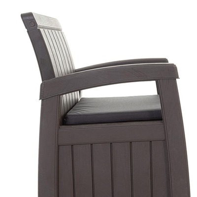 Комплект садовой мебели с ящиками для хранения HELEX POSITANO SET 71311