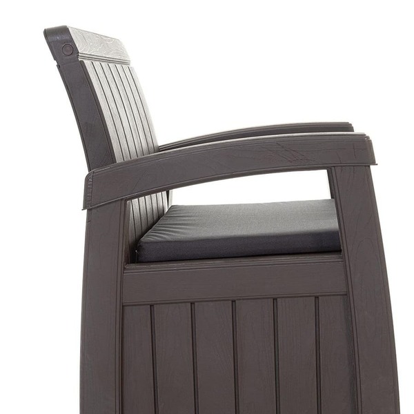 Комплект садовой мебели с ящиками для хранения HELEX POSITANO SET 71311