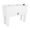 Кашпо с автополивом Prosperplast Rato Case High 30л, белый Артикул: DRTC600H-S449