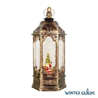 Новогодний фонарь Winter Glade Шестигранный F25-1