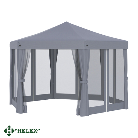 Тент-шатер быстросборный Helex 5431 серый