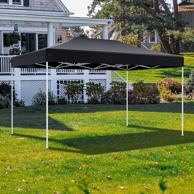 Шатер для дачи Helex 4342 S8.2, 3x4.5м черный Шатер для дачи Helex 4342 S8.2, 3x4.5м черный