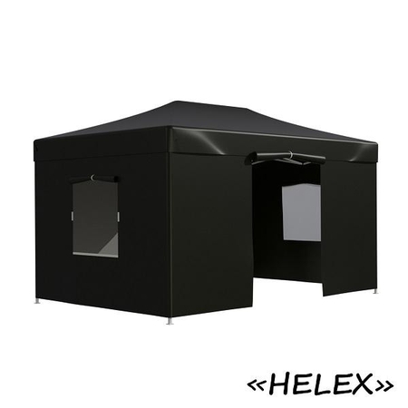Шатер для дачи Helex 4342 S8.2, 3x4.5м черный Шатер для дачи Helex 4342 S8.2, 3x4.5м черный
